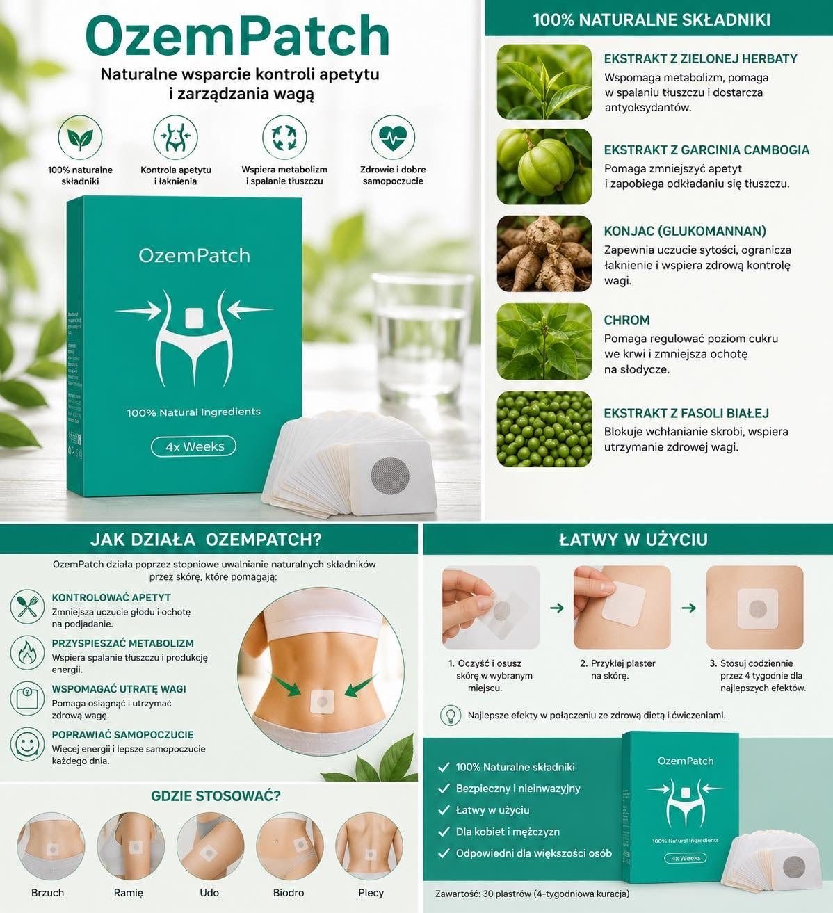 Plaster odchudzające Ozempatch