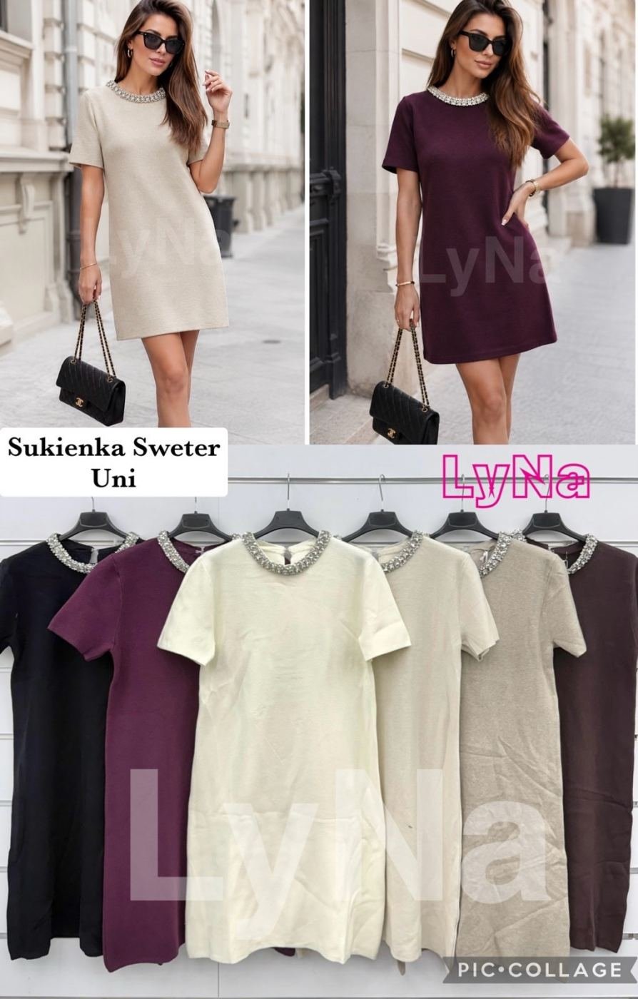 Sukienka sweter