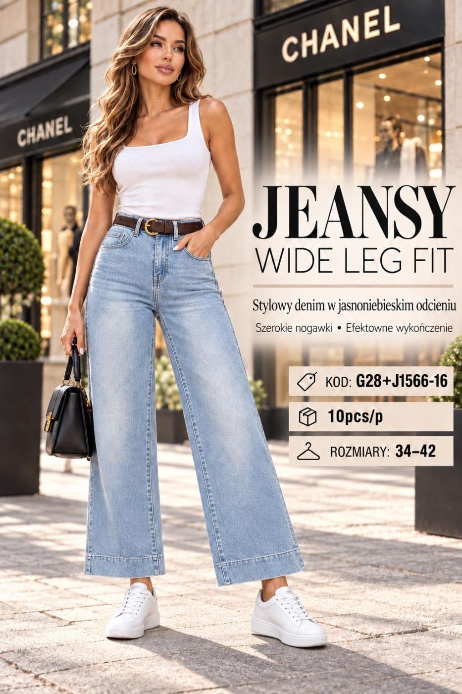 spodnie jeansy